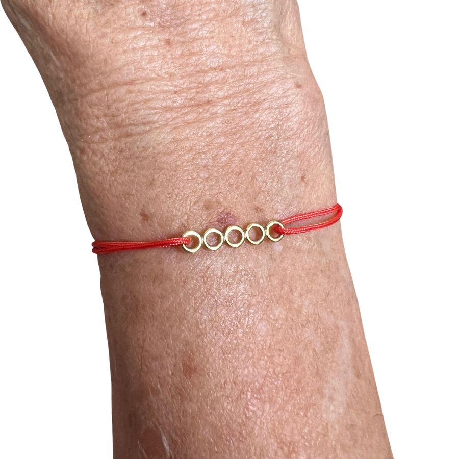 Pulsera Cordón Unity de Eyhses en Oro Amarillo 18k